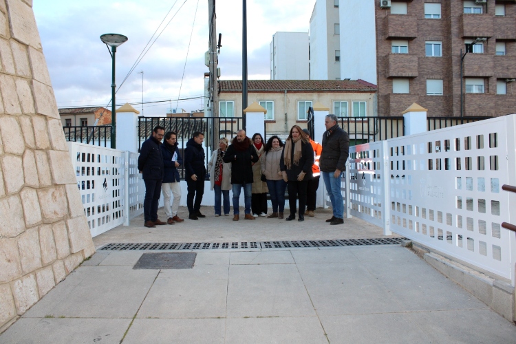 Visita a la pasarela